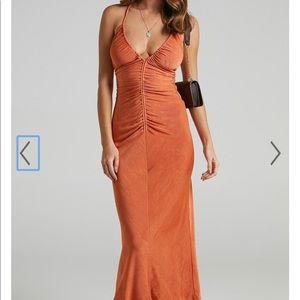 YASSIE DRESS IN ORANGE